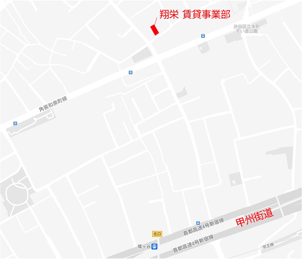 賃貸事業部の地図
