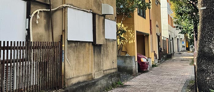 接道幅が2ｍ未満の再建築不可物件